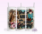 Girl Who Loves Horses Tumbler
