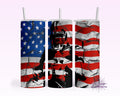 Baseball Flag Tumbler