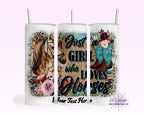 Girl Who Loves Horses Tumbler