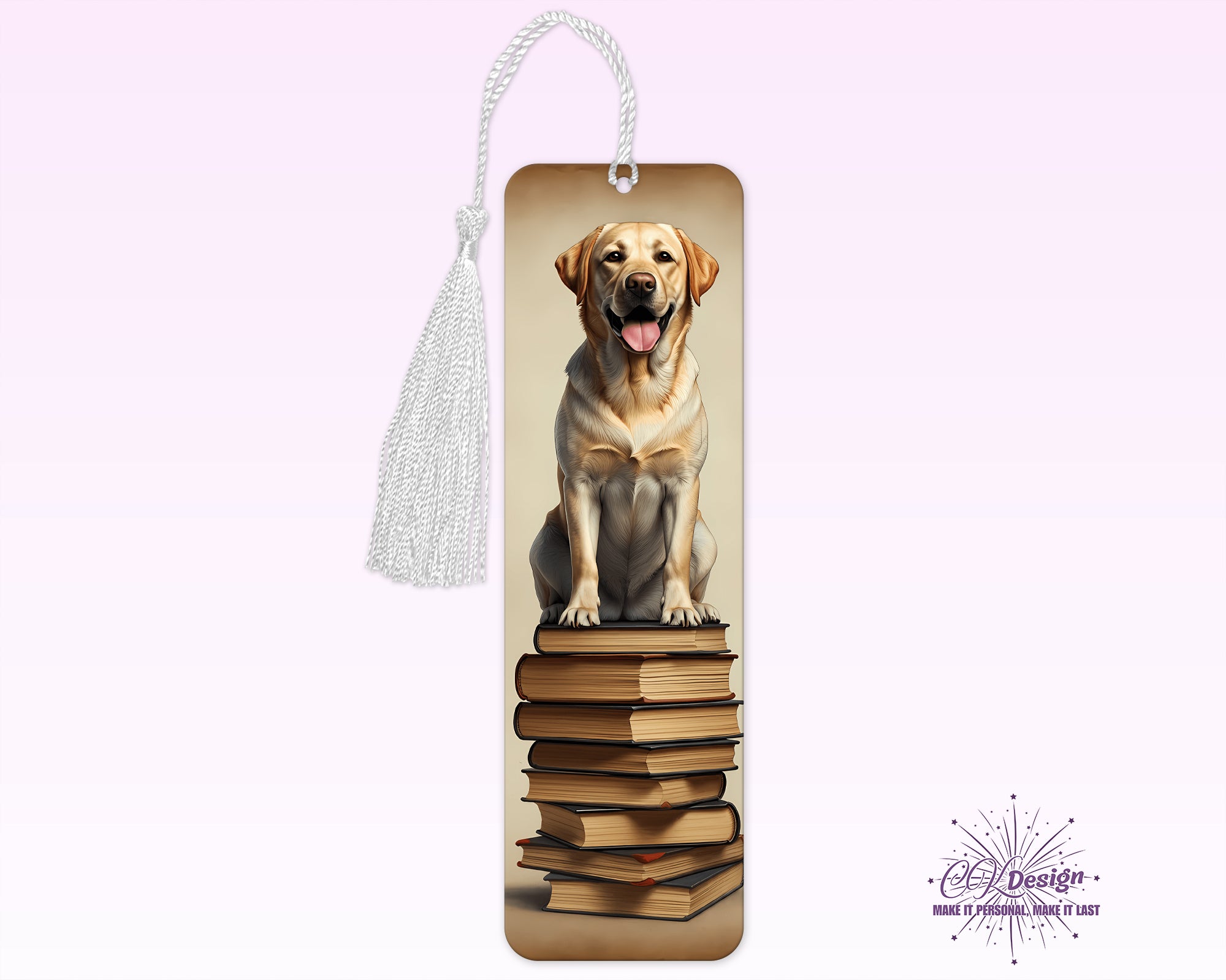 Yellow Labrador Retriever Bookmark