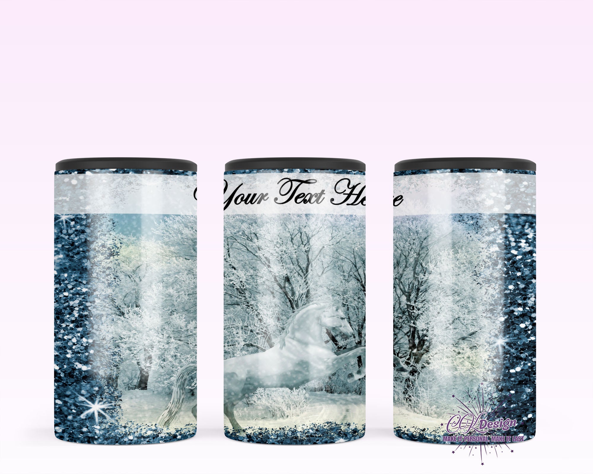 Winter White Horse Duozie