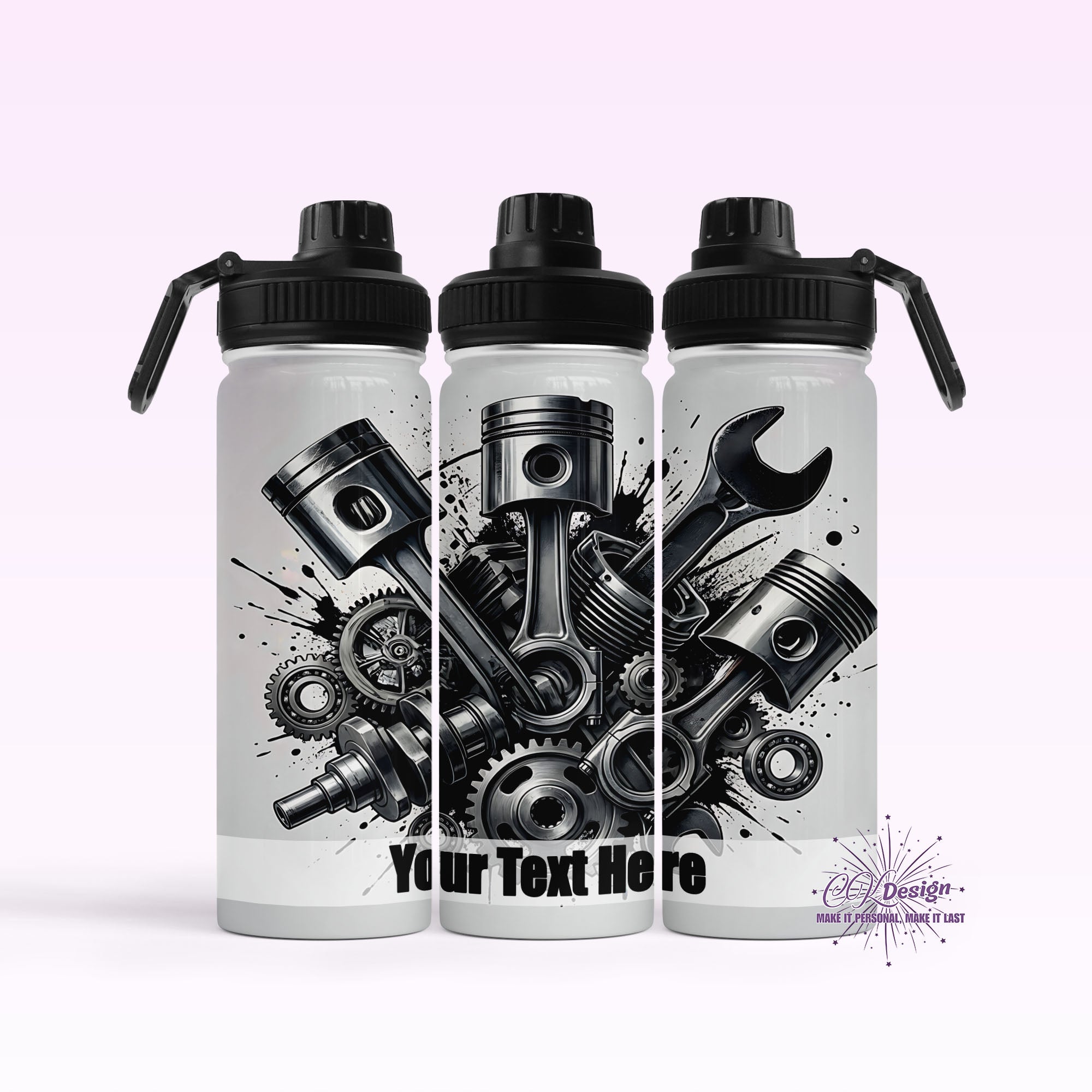 Mechanic Pistons Hydro Water Bottle