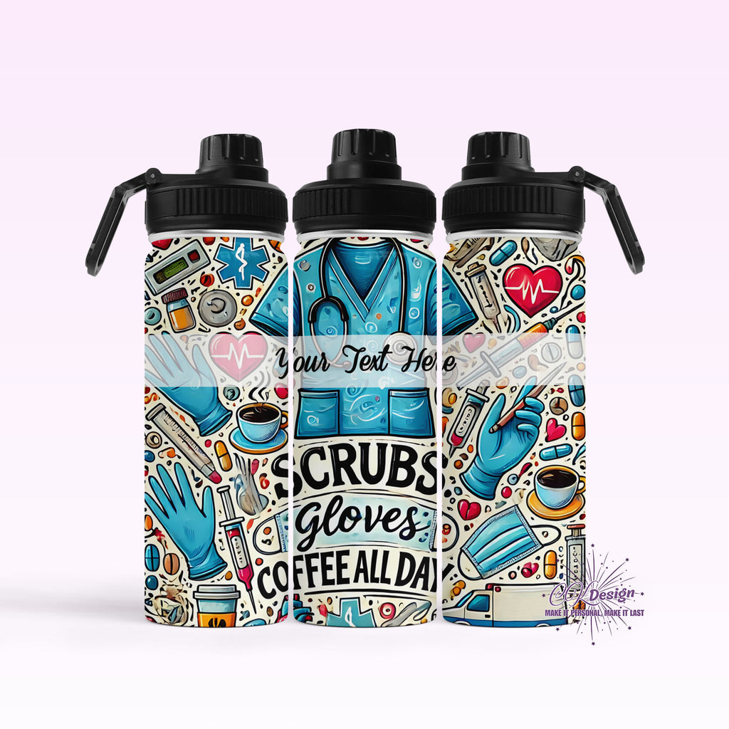 Scrubs Coffee All Day Hydro Water Bottle