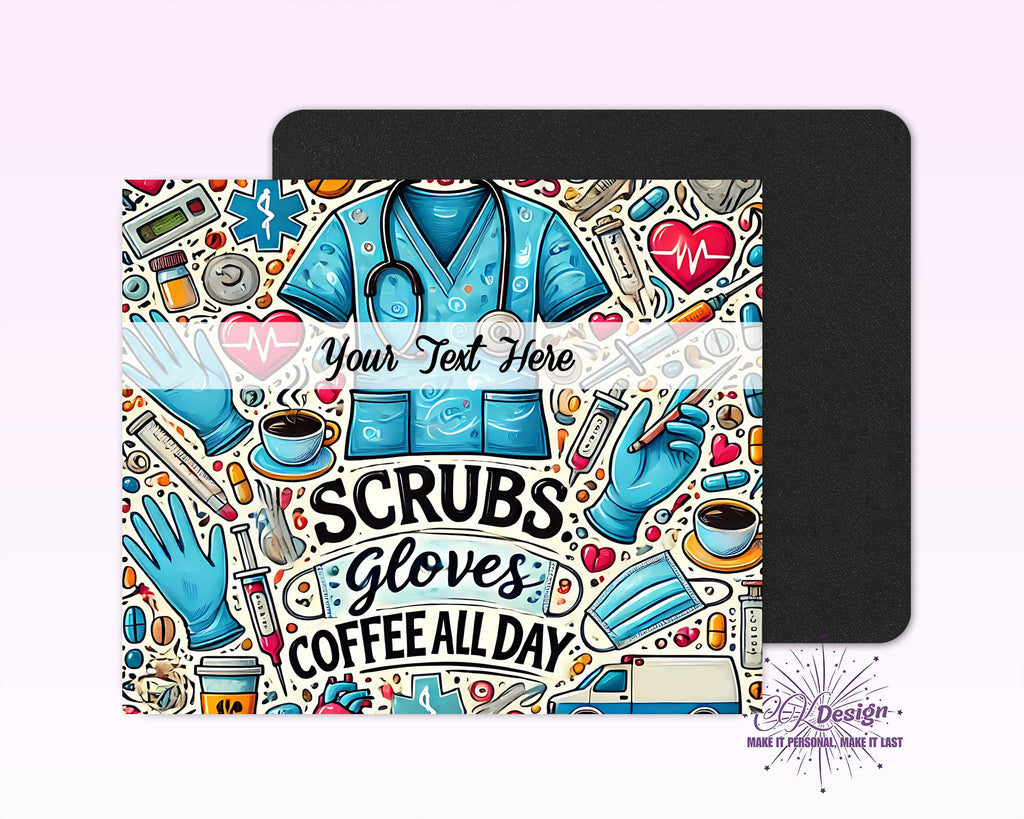 Scrubs Coffee All Day Mouse Pad