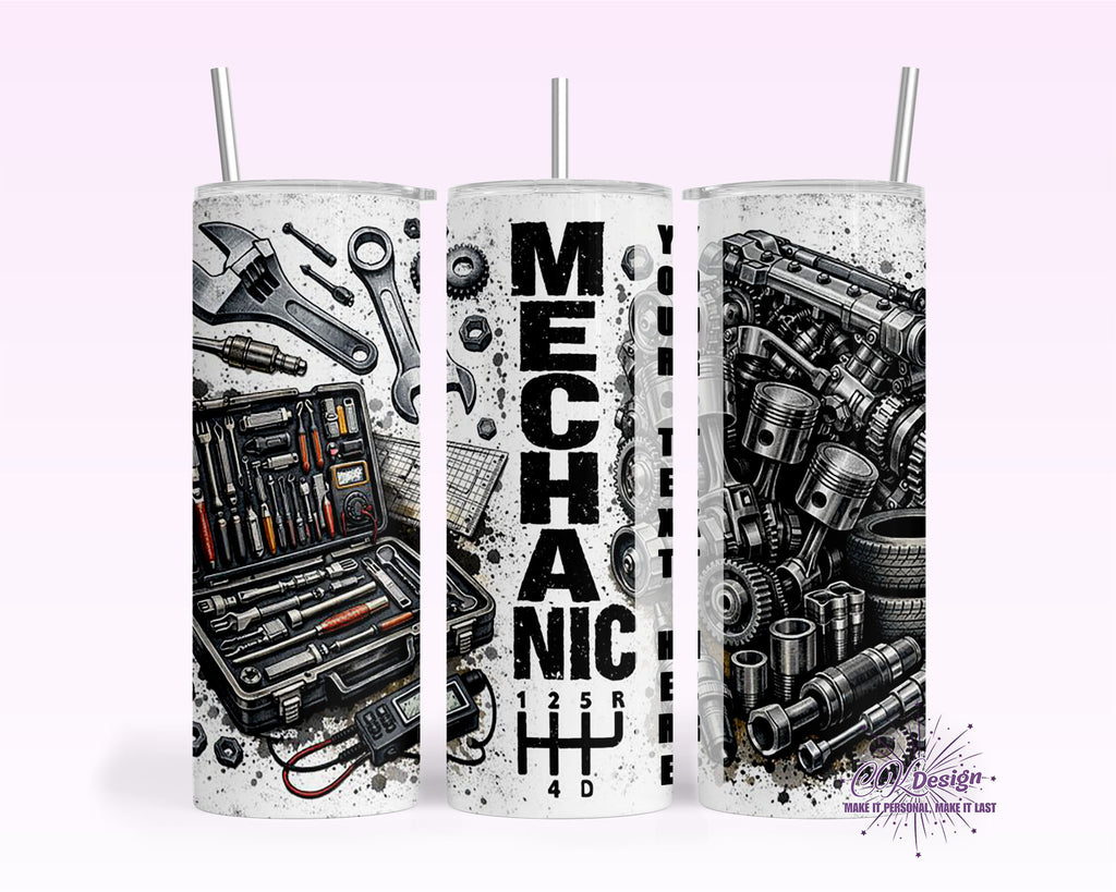 Mechanic Tools Tumbler