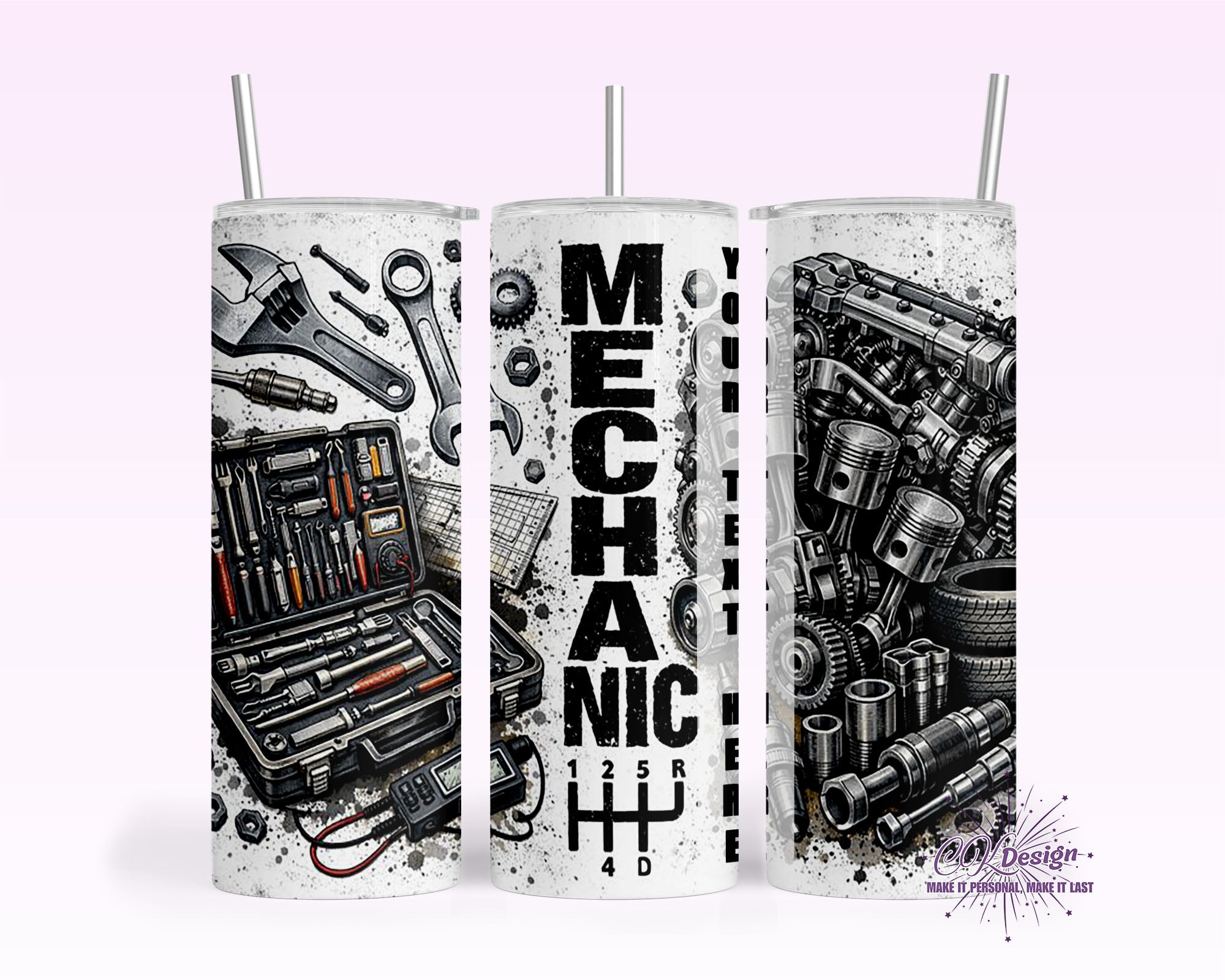 Mechanic Tools Tumbler