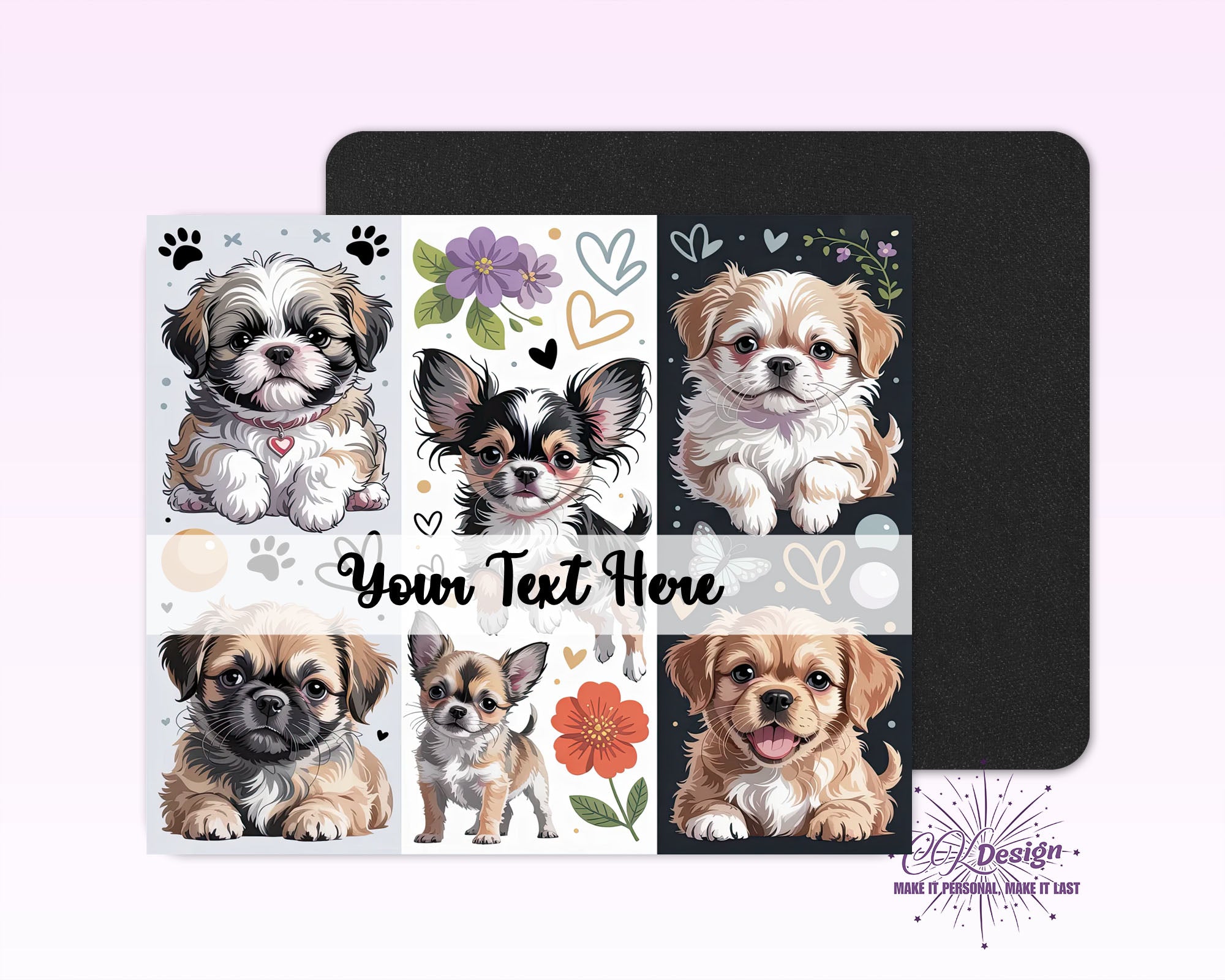 Cute Puppies Mouse Pad