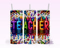 Teacher Crayon Tumbler