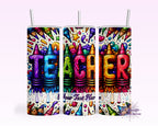 Teacher Crayon Tumbler