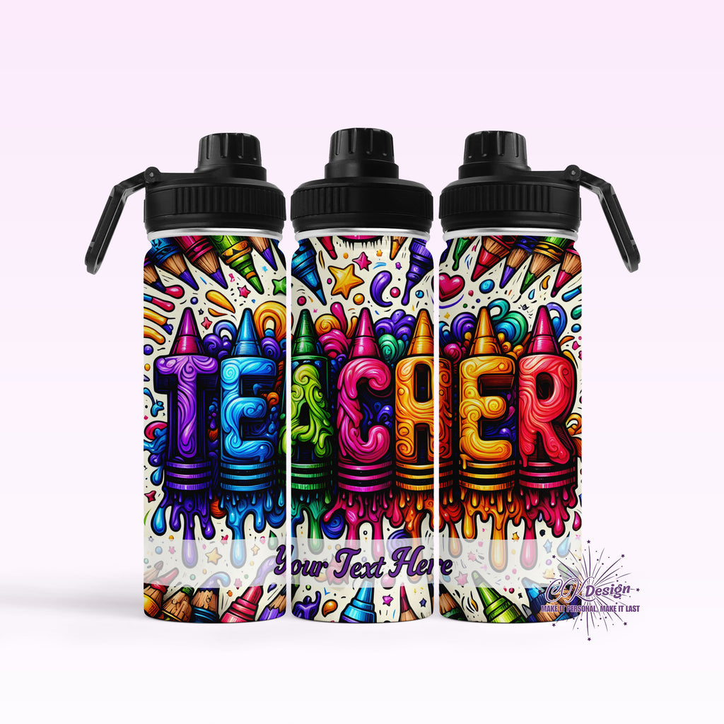 Teacher Crayon Hydro Water Bottle
