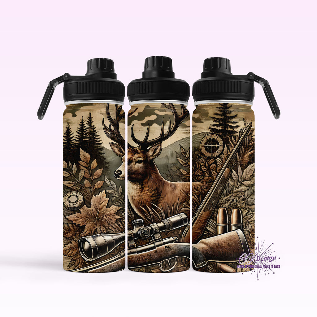 Deer Hunting Hydro Water Bottle