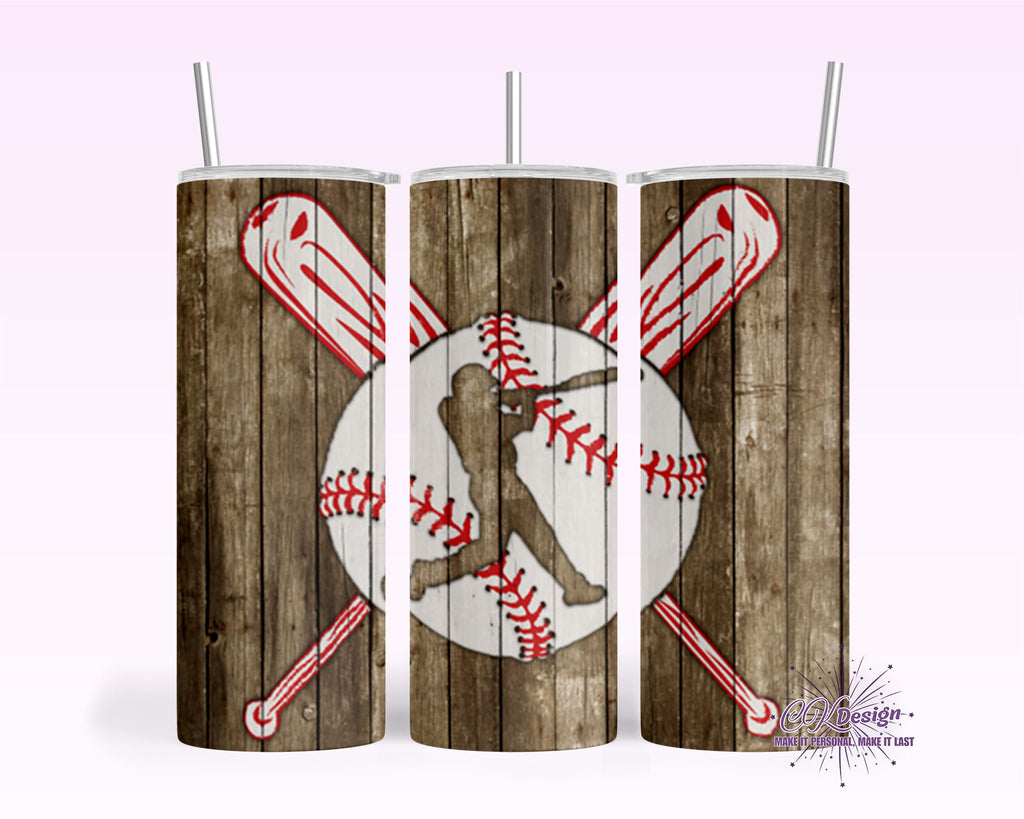 Baseball 3 Tumbler