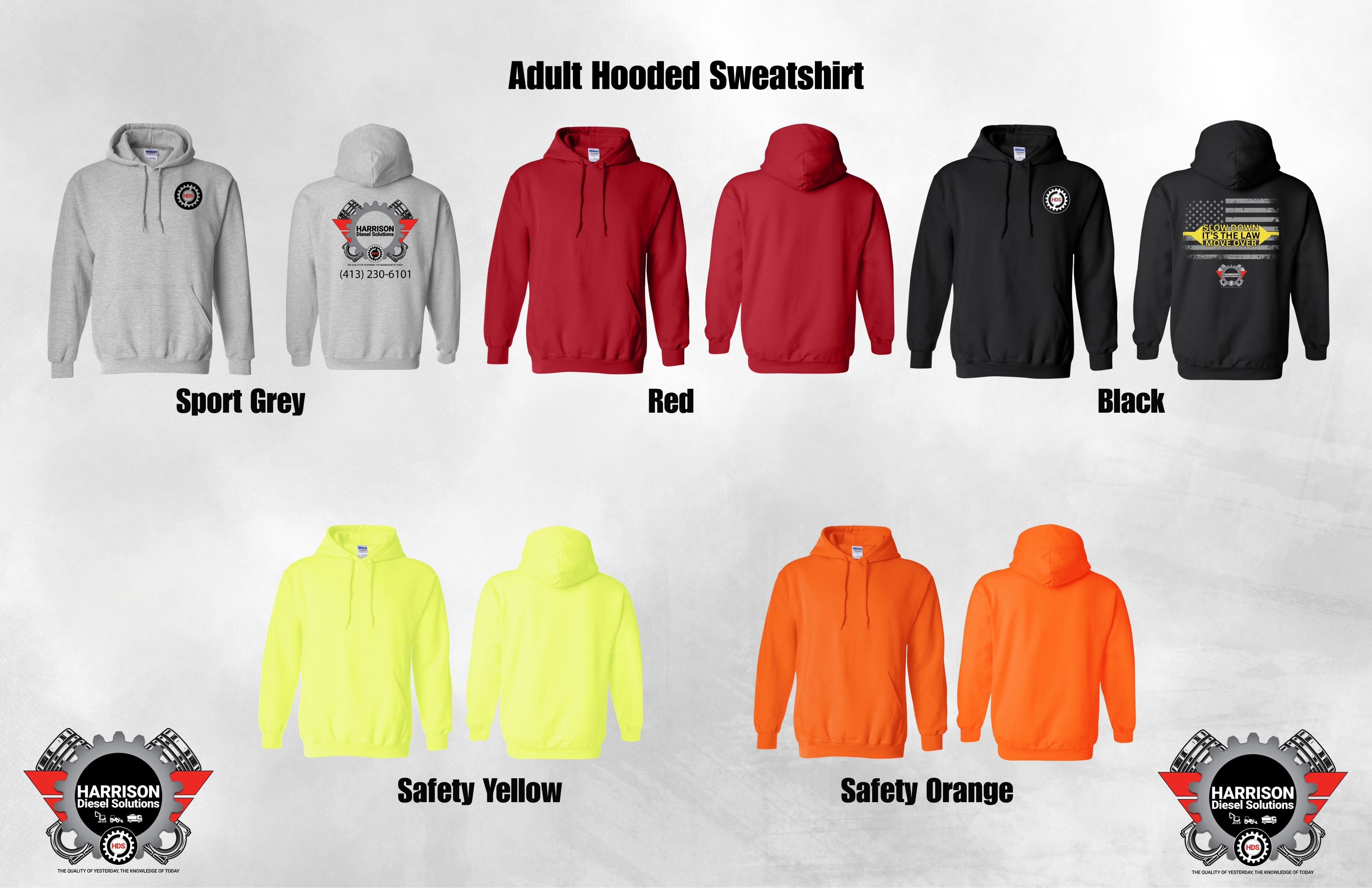 Adult Hooded Sweatshirt