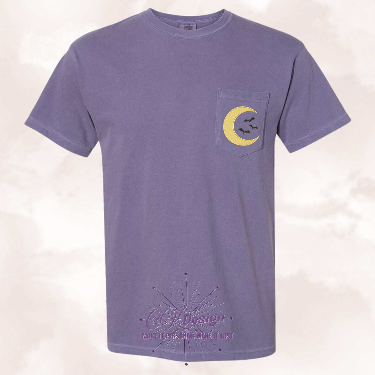 🌙🦇 Crescent Moon & Bats