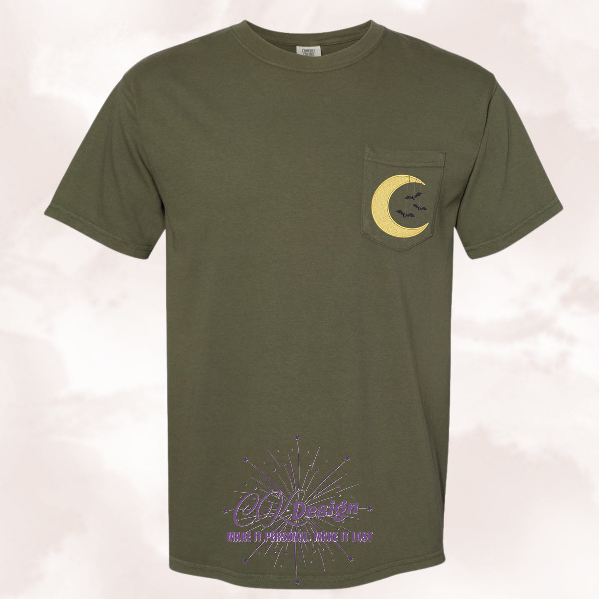 🌙🦇 Crescent Moon & Bats