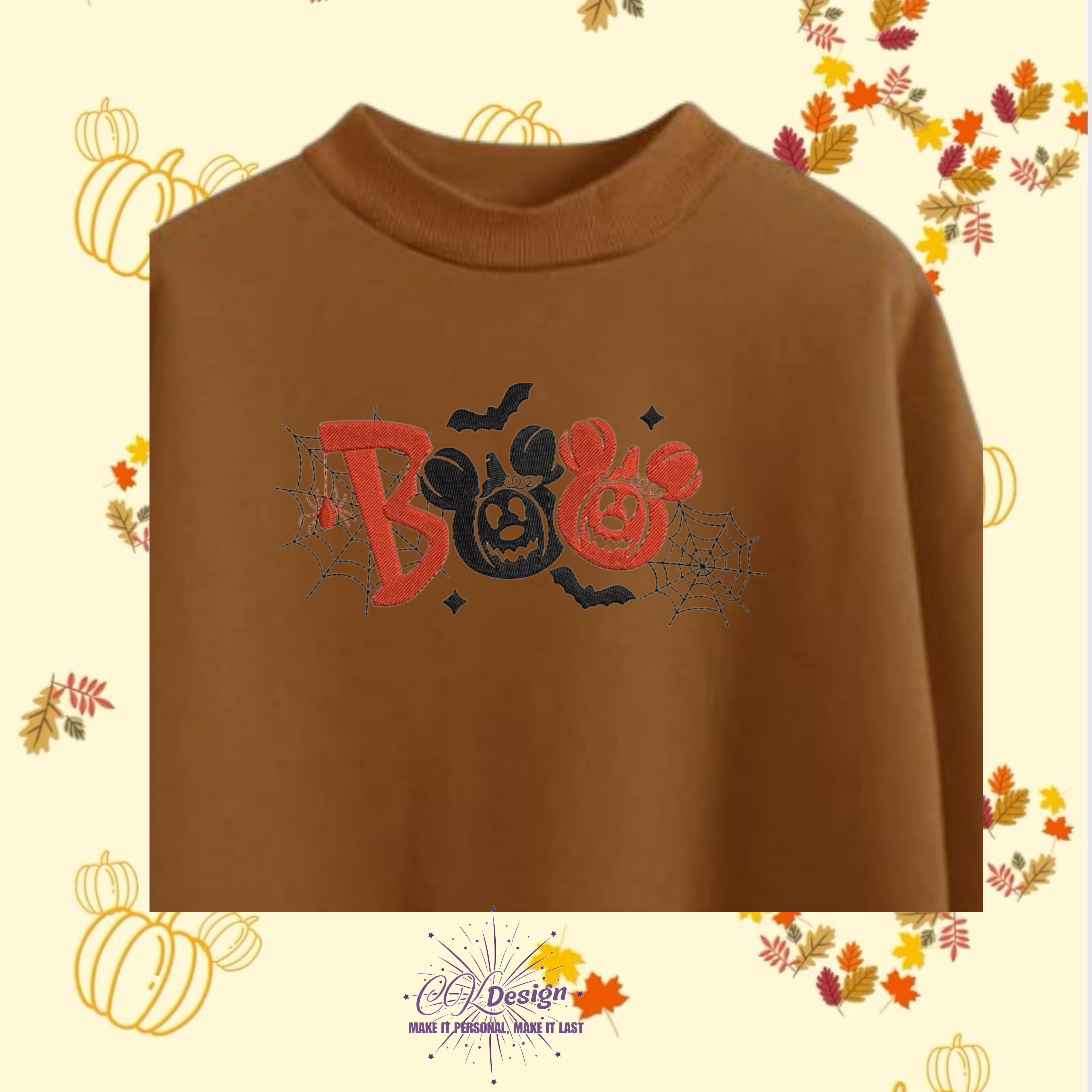 🕸️🐭👻 Boo Mouseheads & Spider Webs Sweatshirt