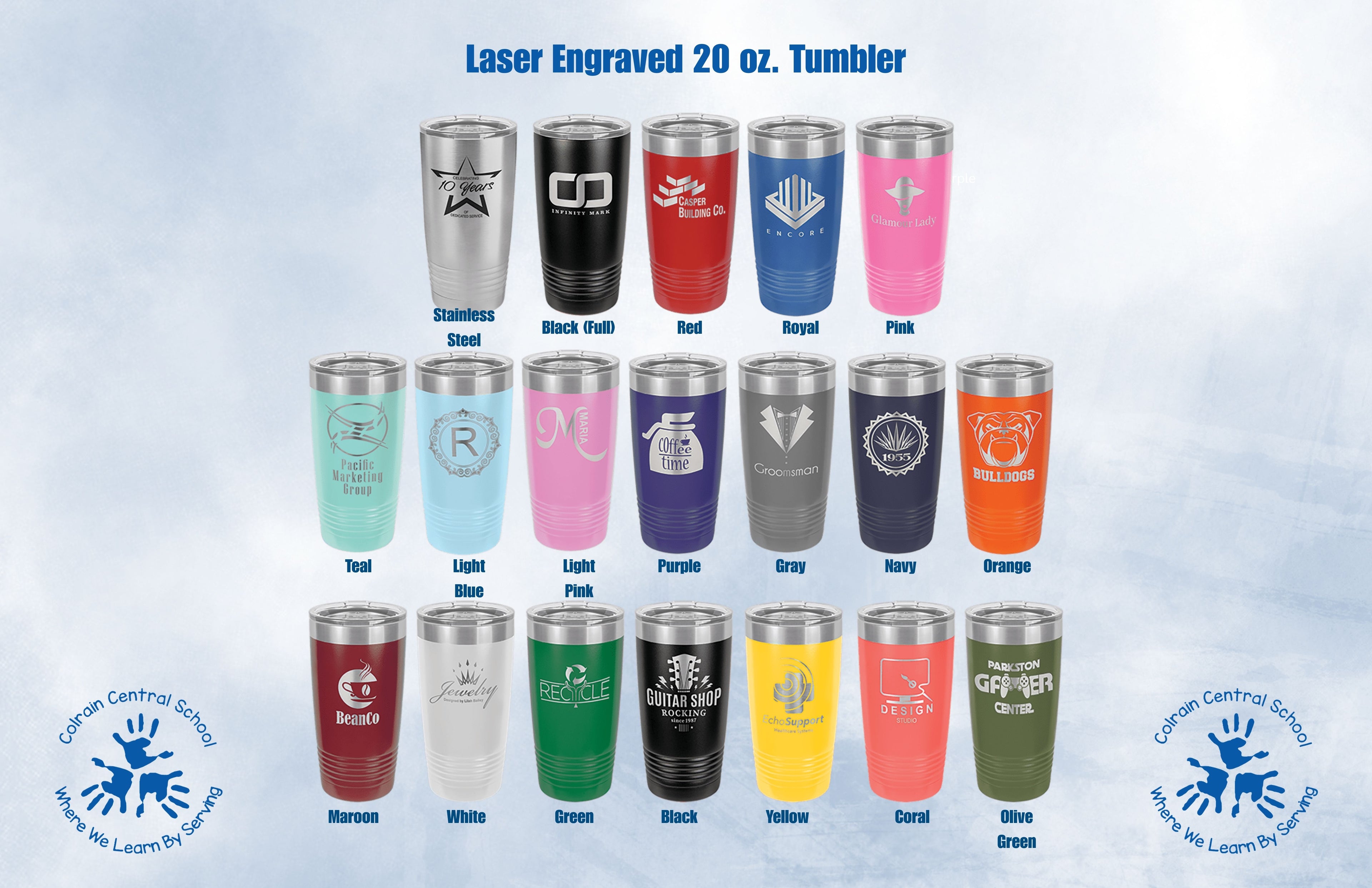 Laser Engraved Tumblers