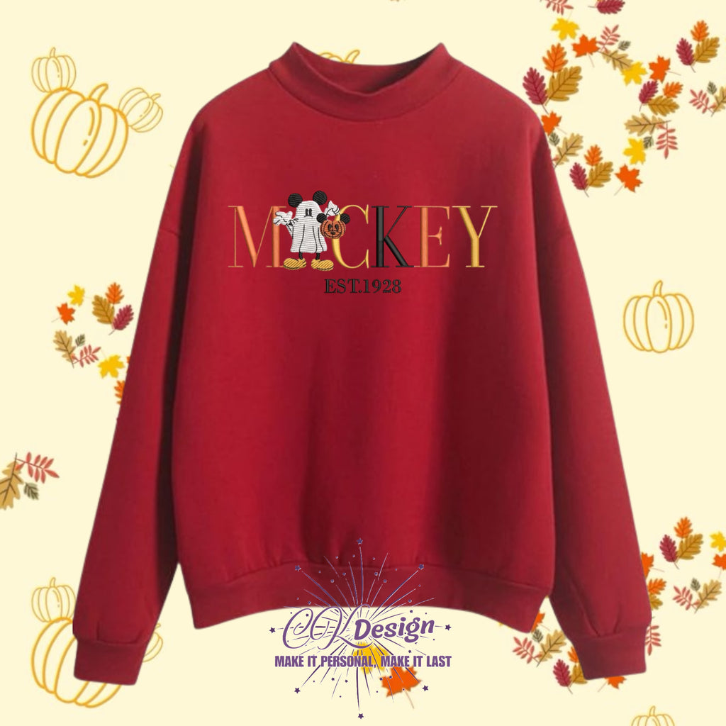 🐭🎃 Classic Mouse Ghost Sweatshirt