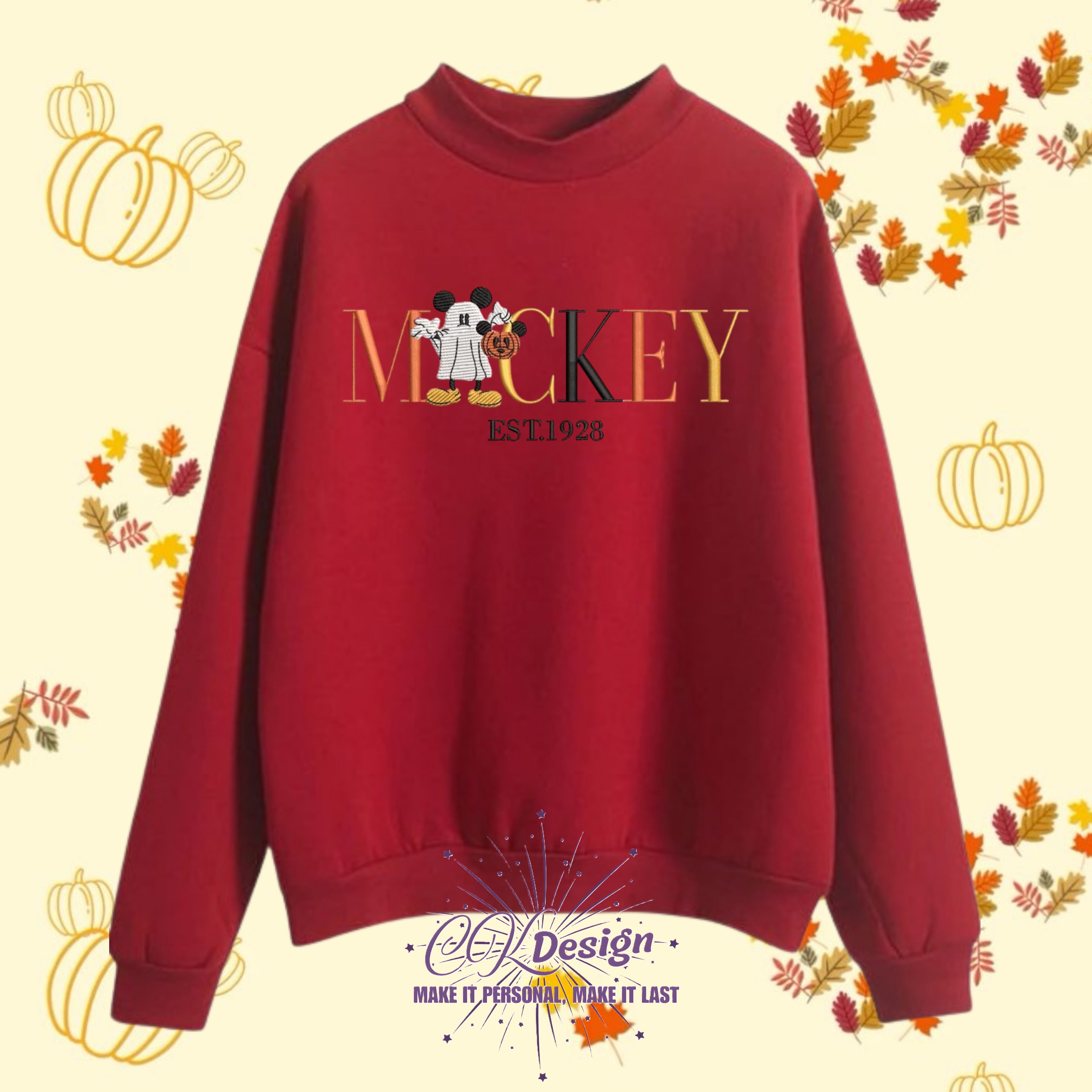 🐭🎃 Classic Mouse Ghost Sweatshirt