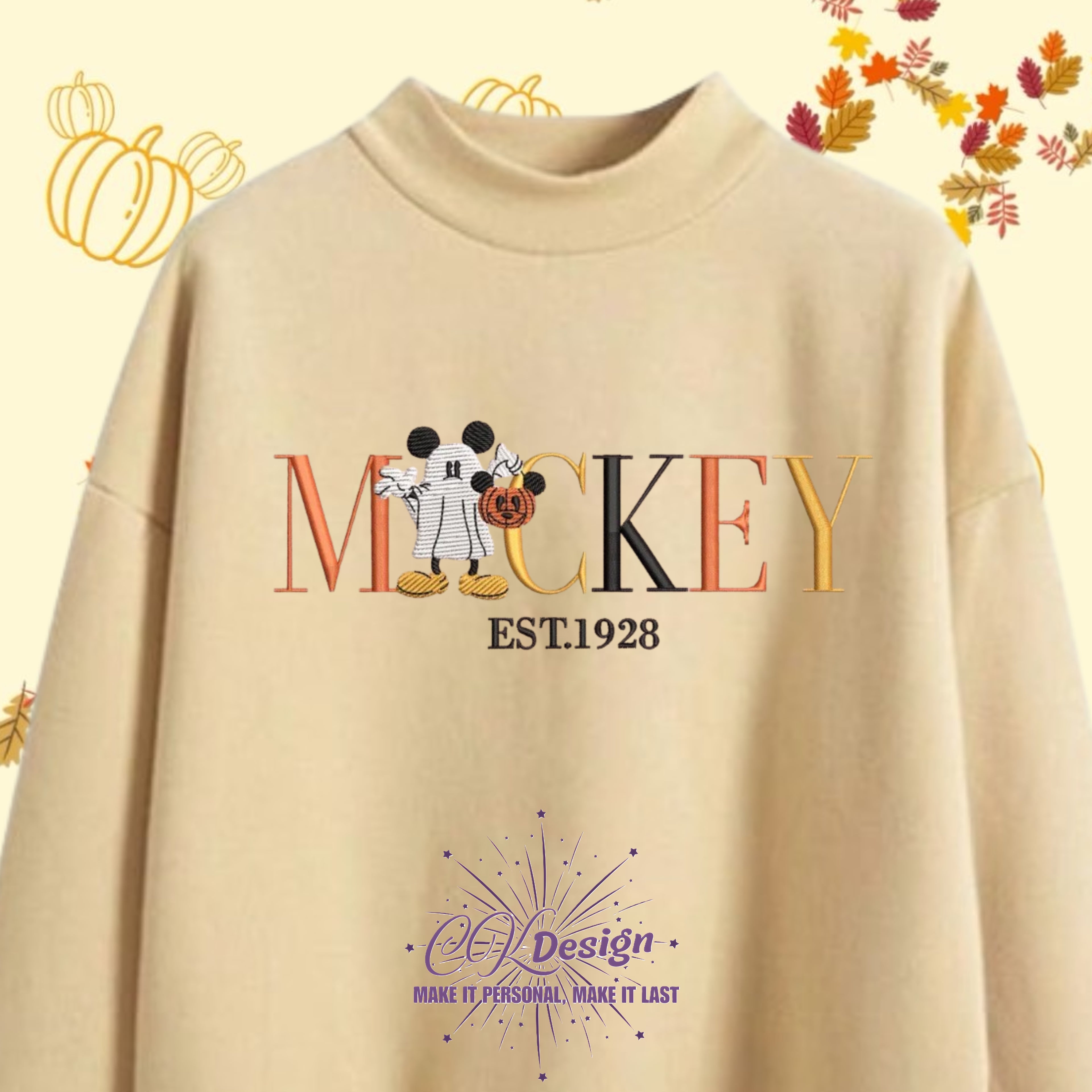 🐭🎃 Classic Mouse Ghost Sweatshirt
