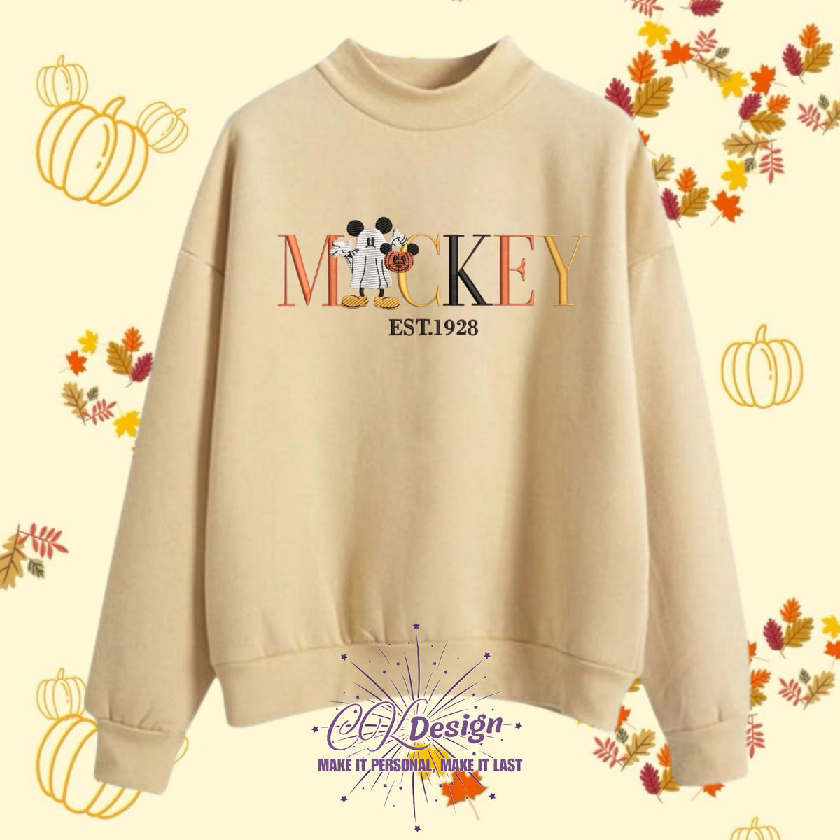 🐭🎃 Classic Mouse Ghost Sweatshirt