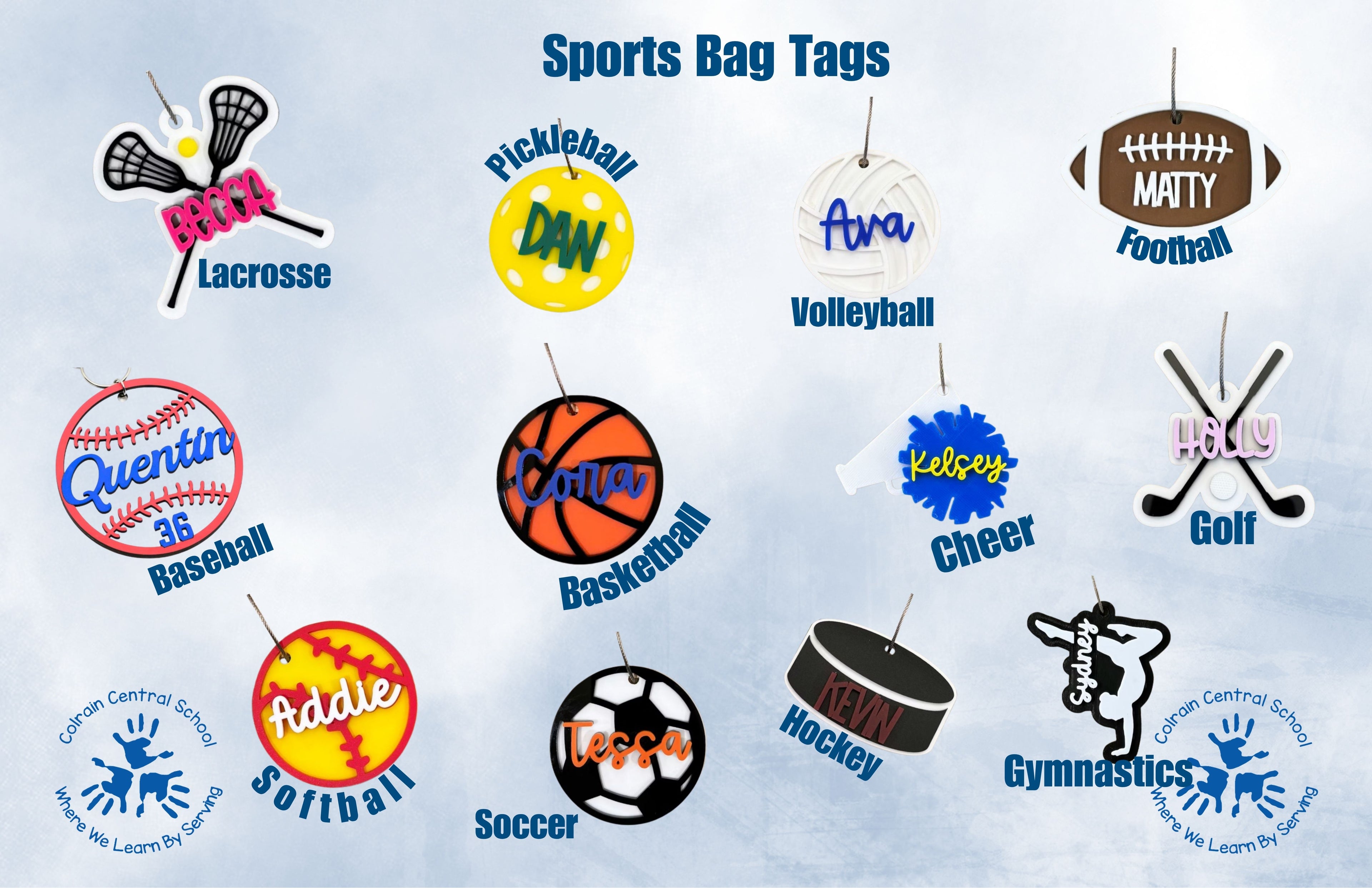 Sports Bag Tags