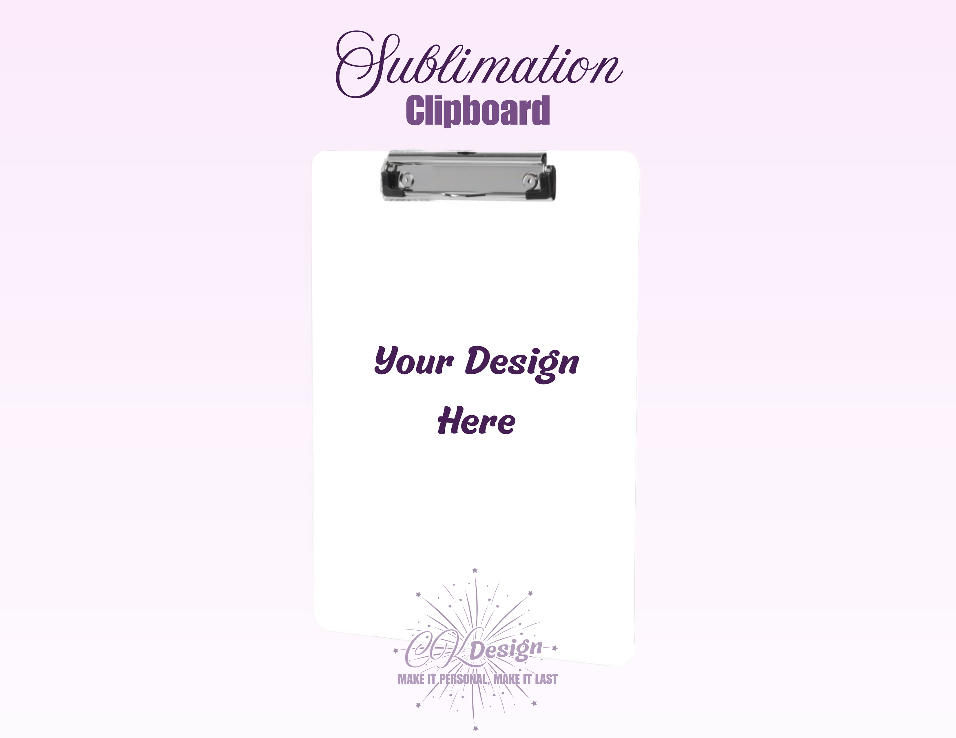 Design Your Own Sublimation Clipboard