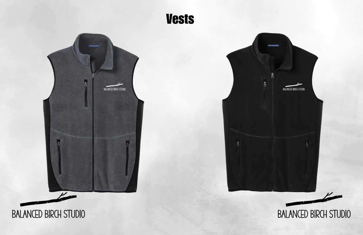 Fleece Full Zip Vest
