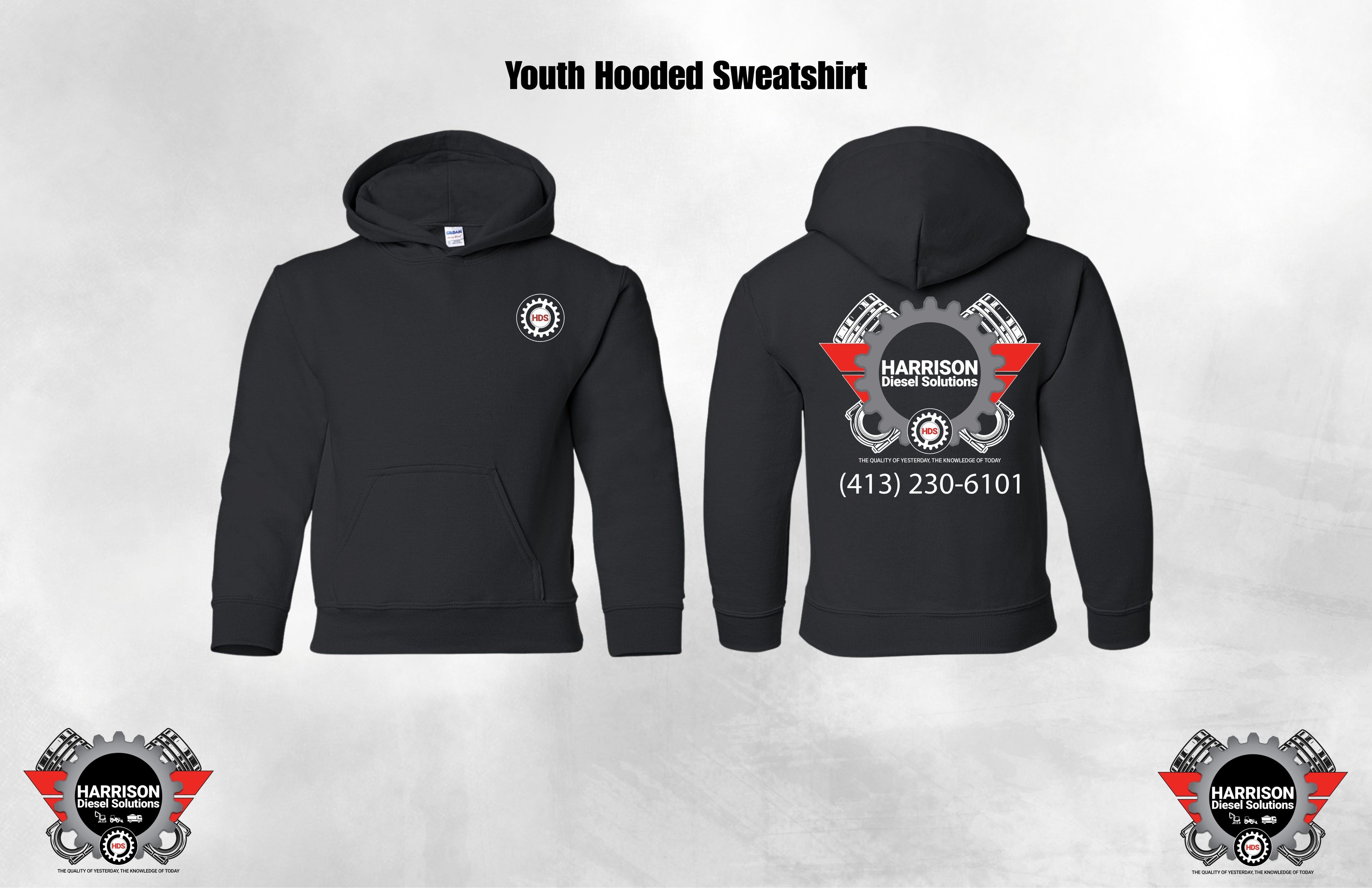 Youth Hooded Sweatshirt