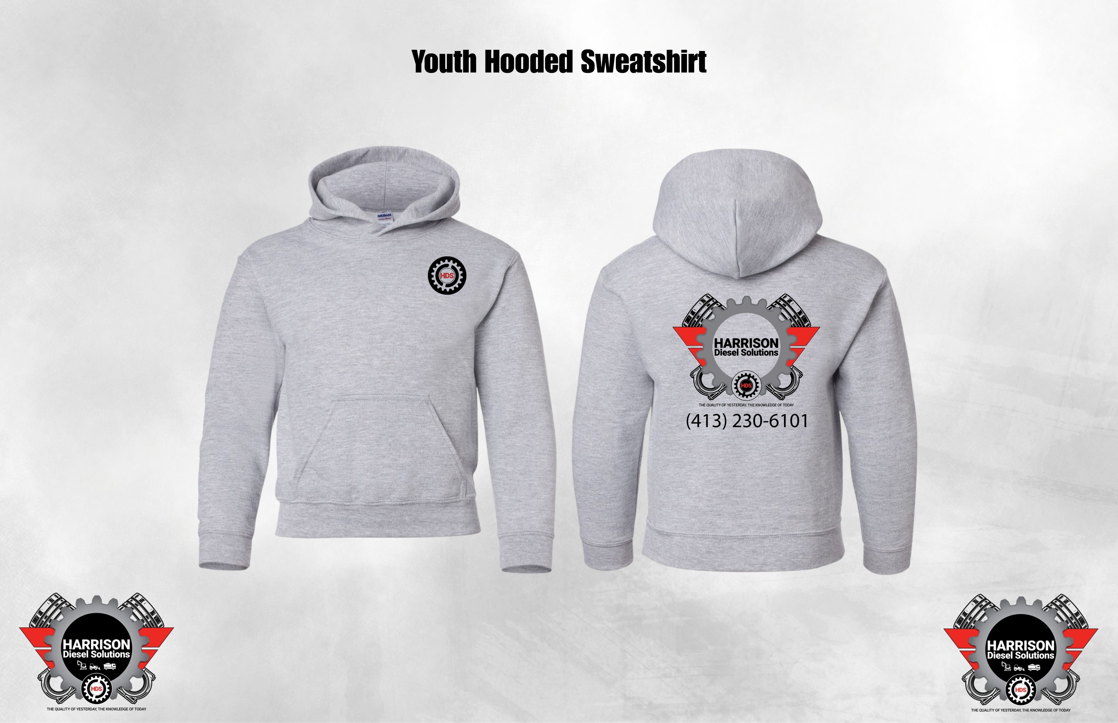 Youth Hooded Sweatshirt
