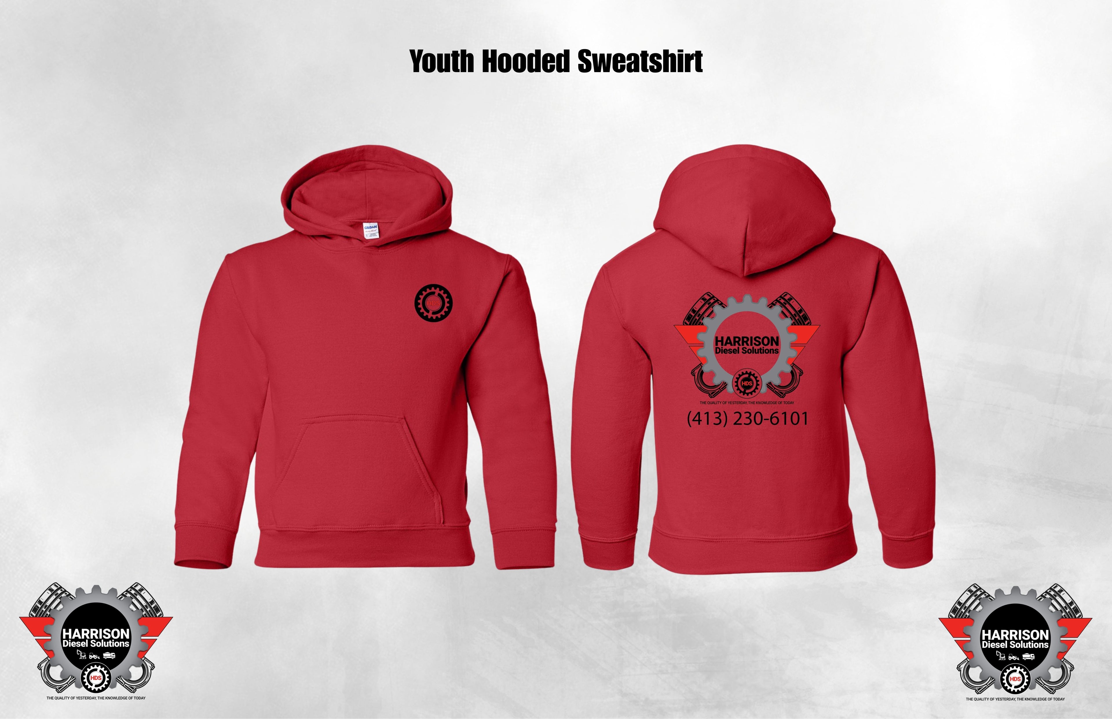 Youth Hooded Sweatshirt