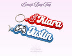 Emoji Name Bag Tags