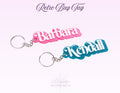 Retro Name Bag Tags